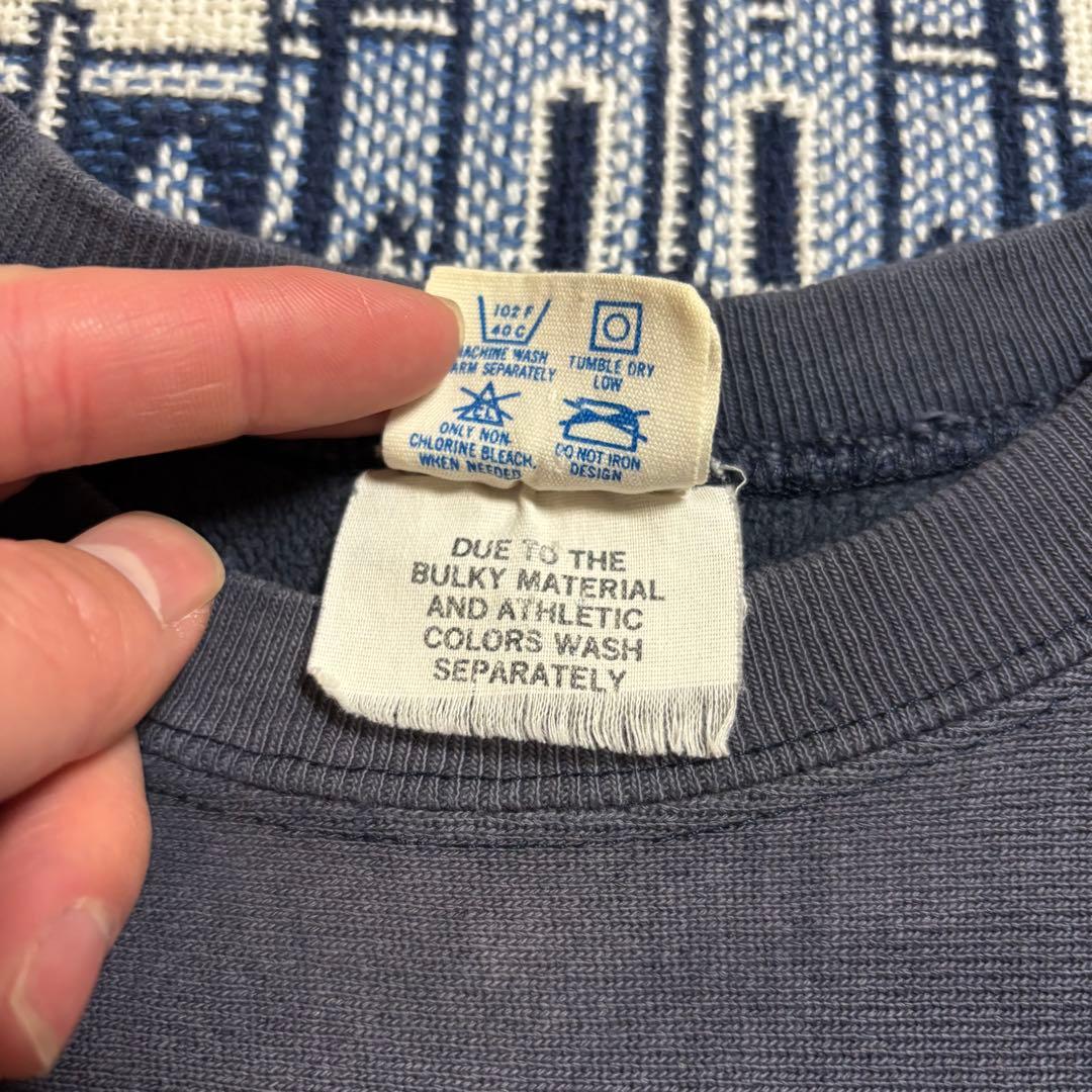 ボロ　80s champion リバースウィーブ　サンフェード　ナス紺　USA製