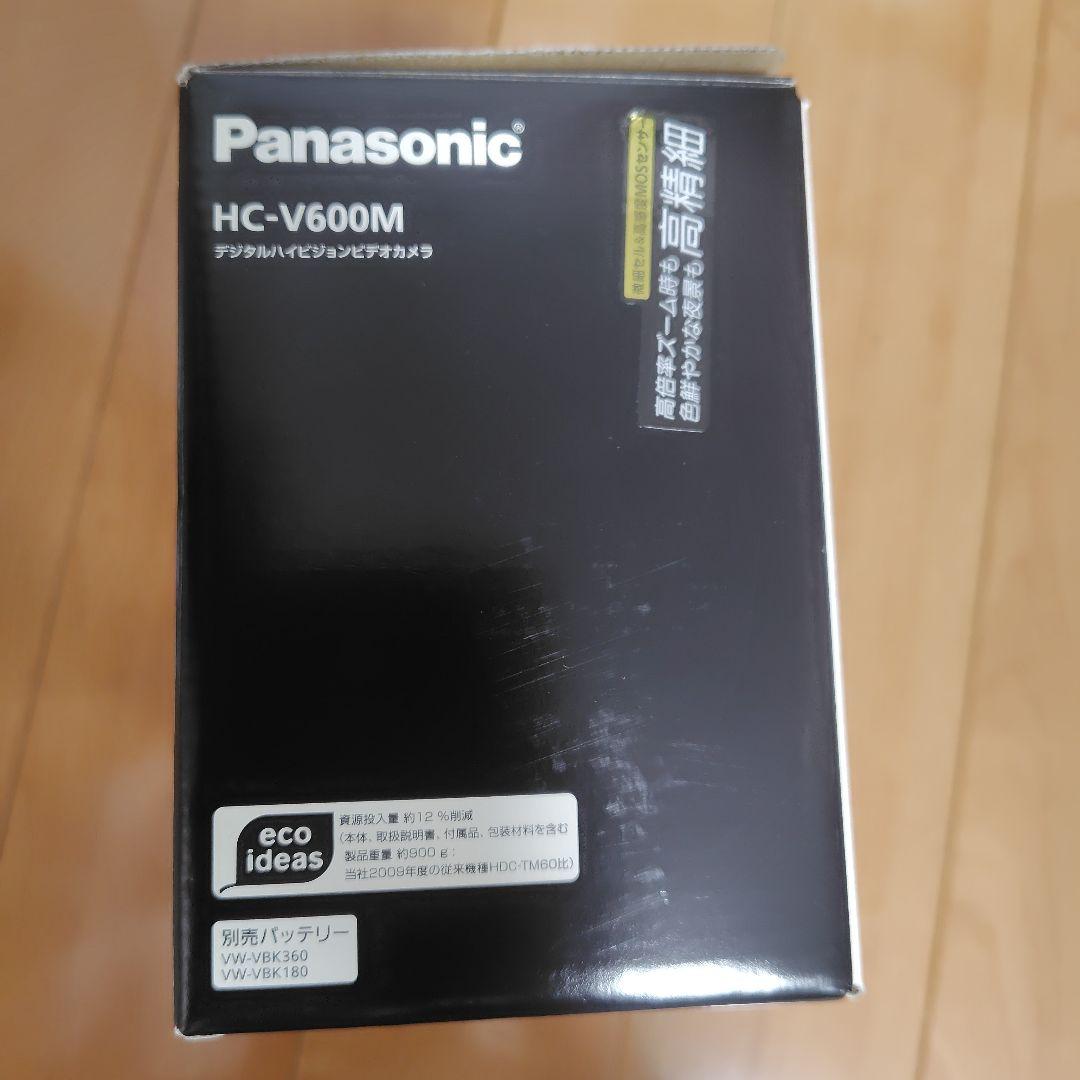 Panasonic HC-V600M ビデオカメラ 本体　バッテリー2個　等