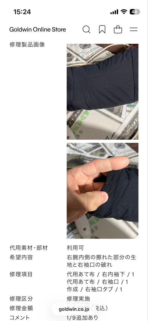 シ*ン様 ノースフェイス バルトロライトジャケット S