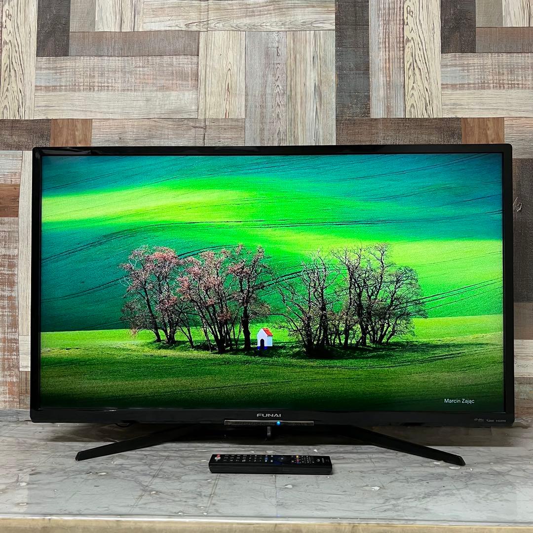 全国送料込❣️フナイ40V型HDD録画機能付液晶テレビ見ながら録画、予約が可能。
