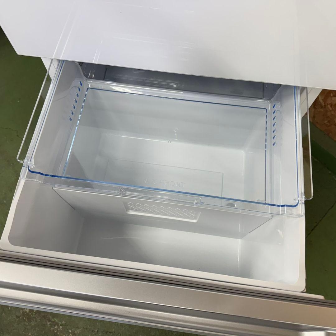 329 関東配送　大型冷蔵庫　右開き　自動製氷機付　極美品　400L弱　鏡面