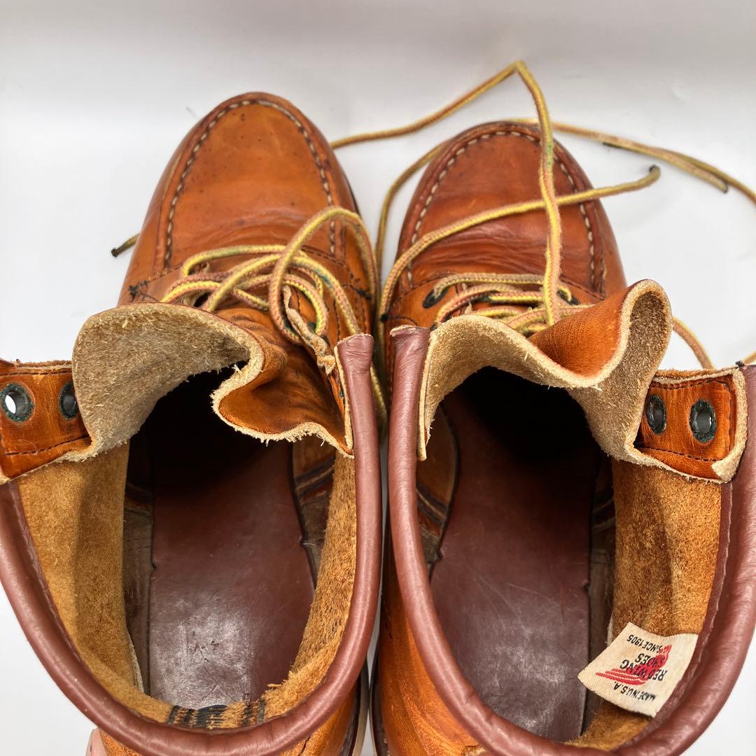 ☆美品☆ 98年製刺繍縦羽タグRed Wing 875 US 6.5E