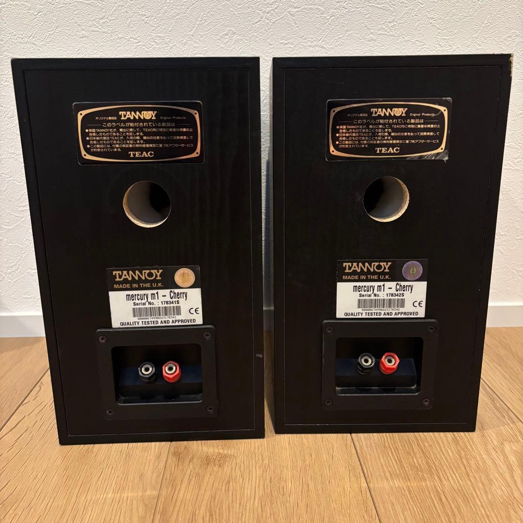 【美品 】TANNOYmercury m1-Cherry 2ウェイスピーカーペア