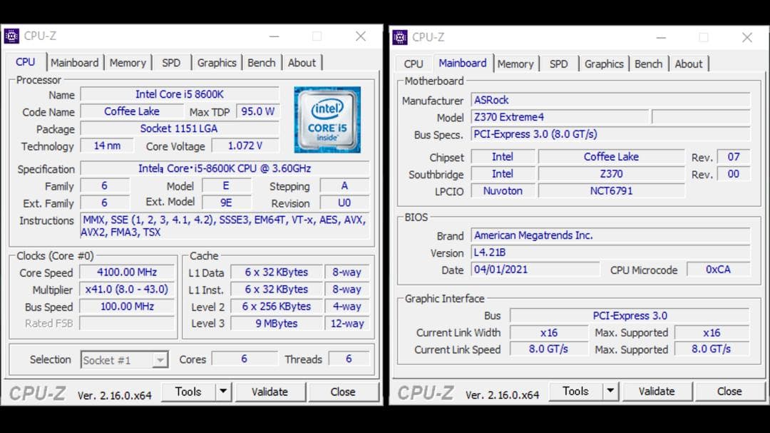 ASRock Z370 EXTREME 4+Core i5 8600K セット