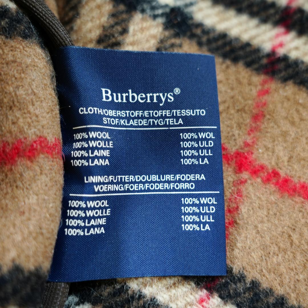 【美品】BURBERRY　バーバリー　ノバチェック柄ダッフルコート　L相当