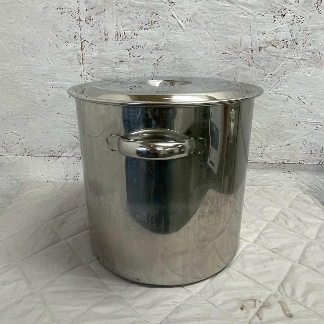 【EBM】 ステンレス製 寸胴鍋 両手鍋 ステンレス鍋 厨房 A0482