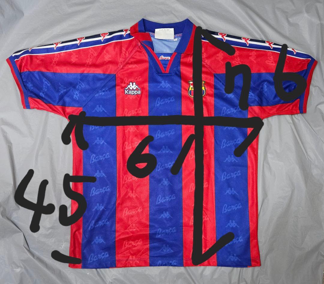 サッカー　希少　ユニフォーム　加入初年度　バルセロナ　フィーゴ
