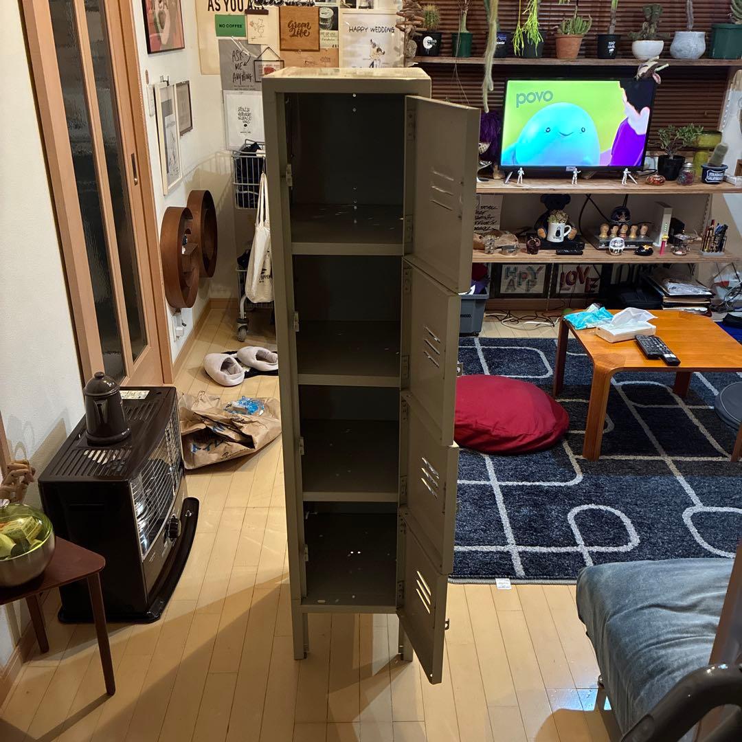 LYON リオンロッカー4段　パシフィックファニチャー2個セット販売