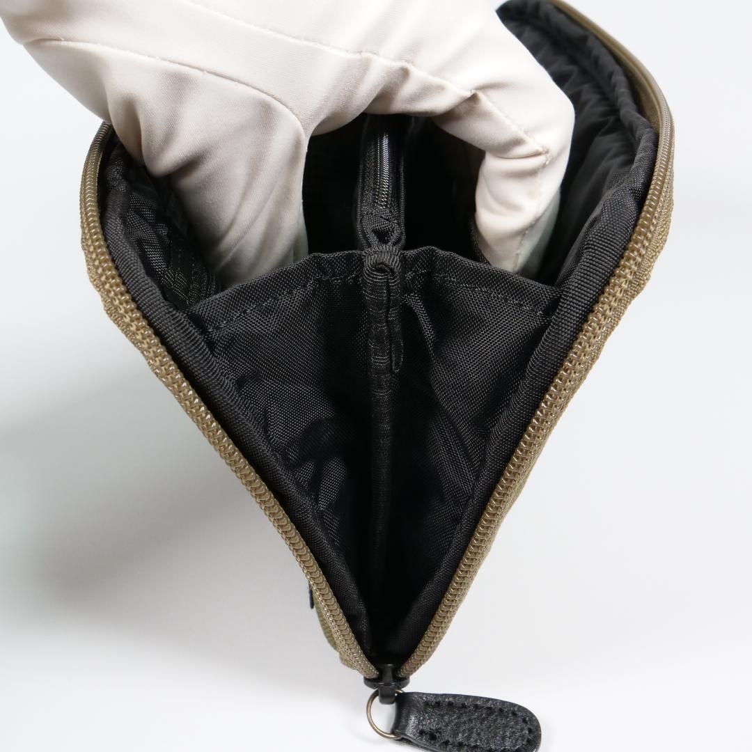 PORTER×MONOCLE トラベルウォレット オーガナイザー カーキ