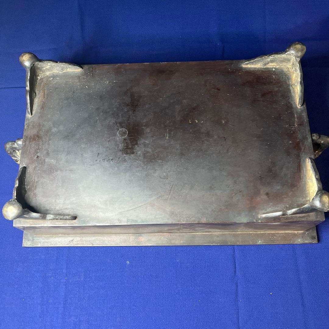 水盤　花器　中国古美術　古銅　真鍮