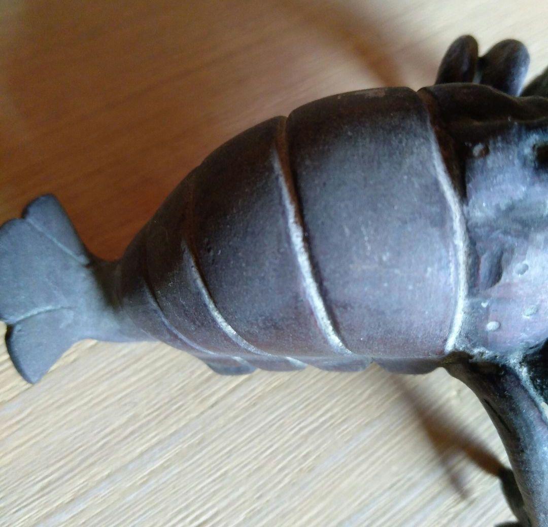 自在置物　伊勢海老 　おまけに蟹