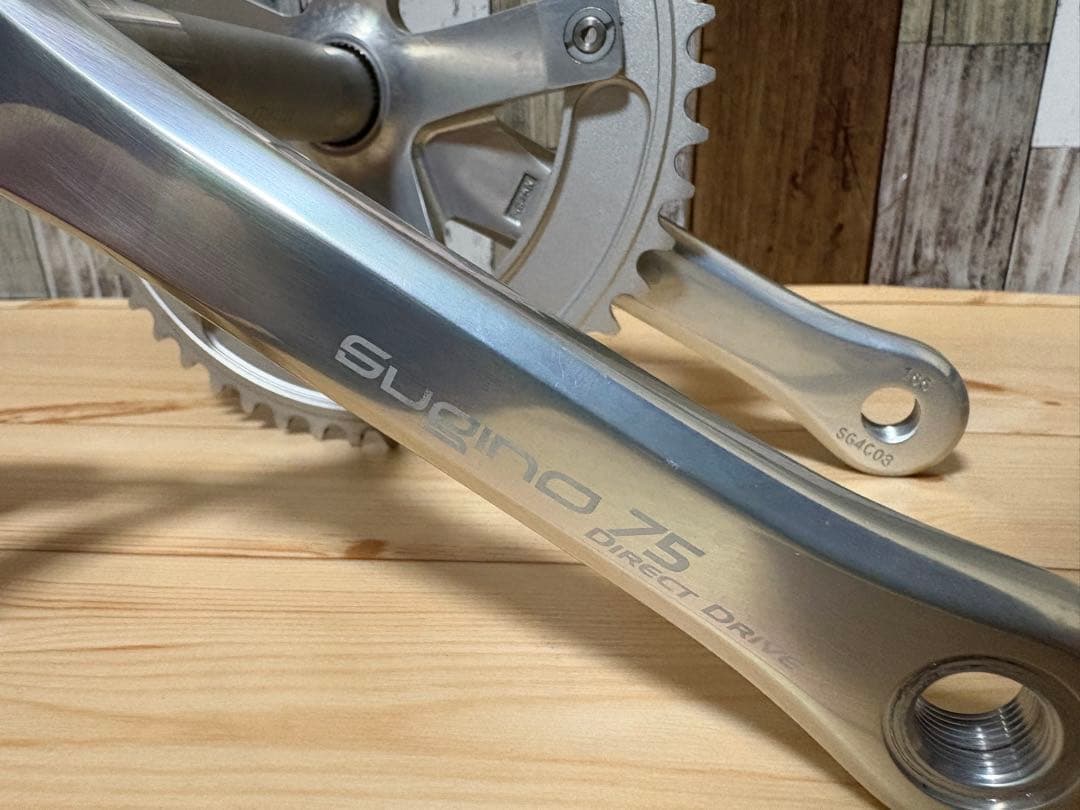 ★ SUGINO SG75 DD2 シルバー 165mm 48T
