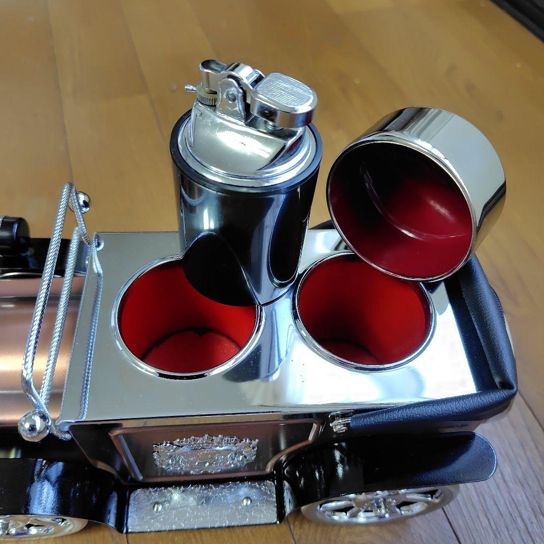 OLDTIMER CAR　クラシックカー型　ライター　灰皿　アンティーク レトロ