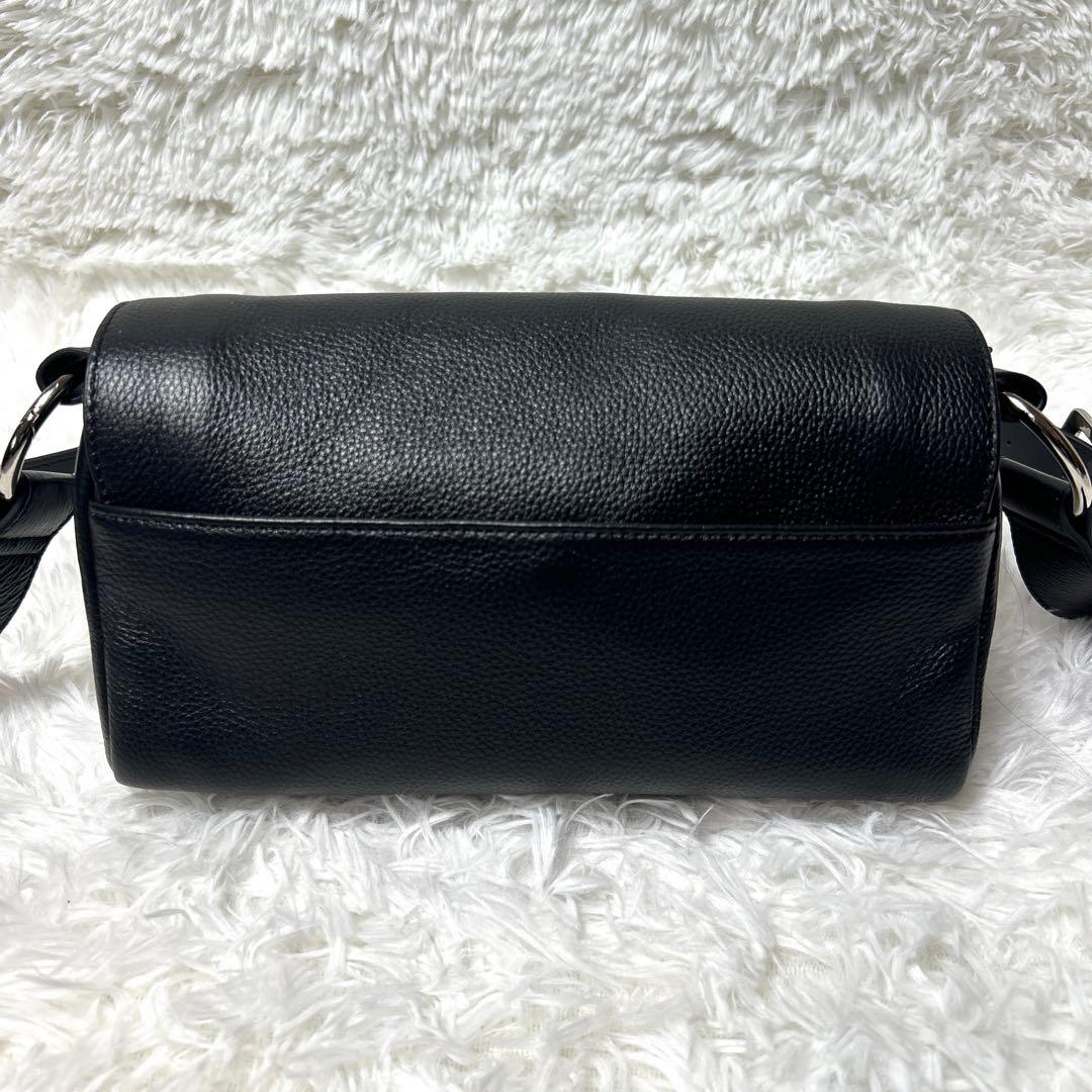 【極美品・未使用級】BEARDSLEY 2way レザーボディバッグ ブラック