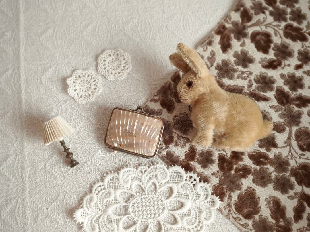 * vintage textile ❀ ふんわり お花柄 テキスタイル