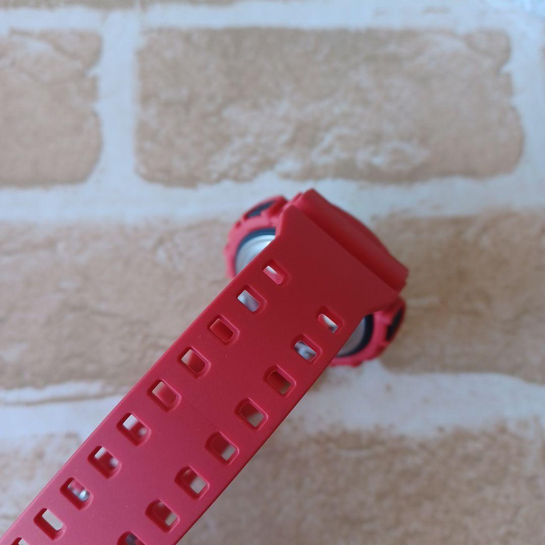 CASIO G-SHOCKジーショック腕時計 紅レッド　男梅コラボカラー