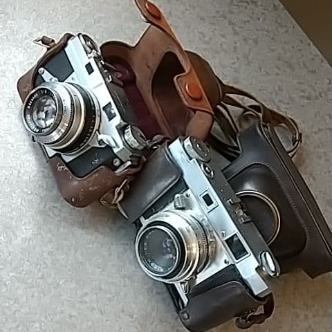 アンティークカメラ(2台)