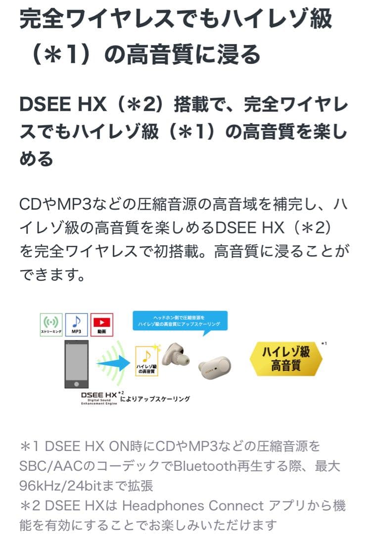 【美品】SONY WF-1000XM3 ＆ 専用カバー付き