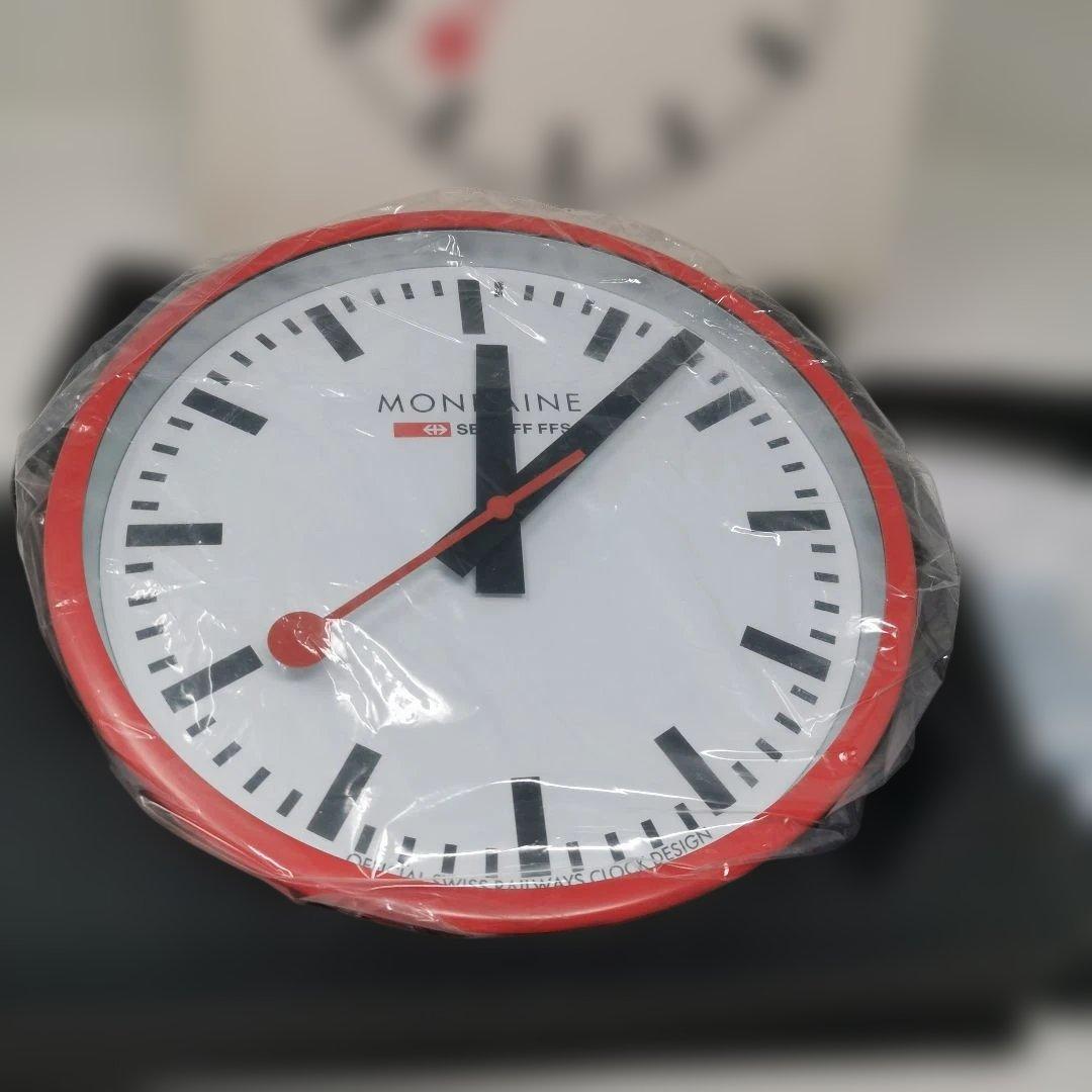 MONDAINE 掛時計 スイス鉄道デザイン　A990.CLOCK.11SBC