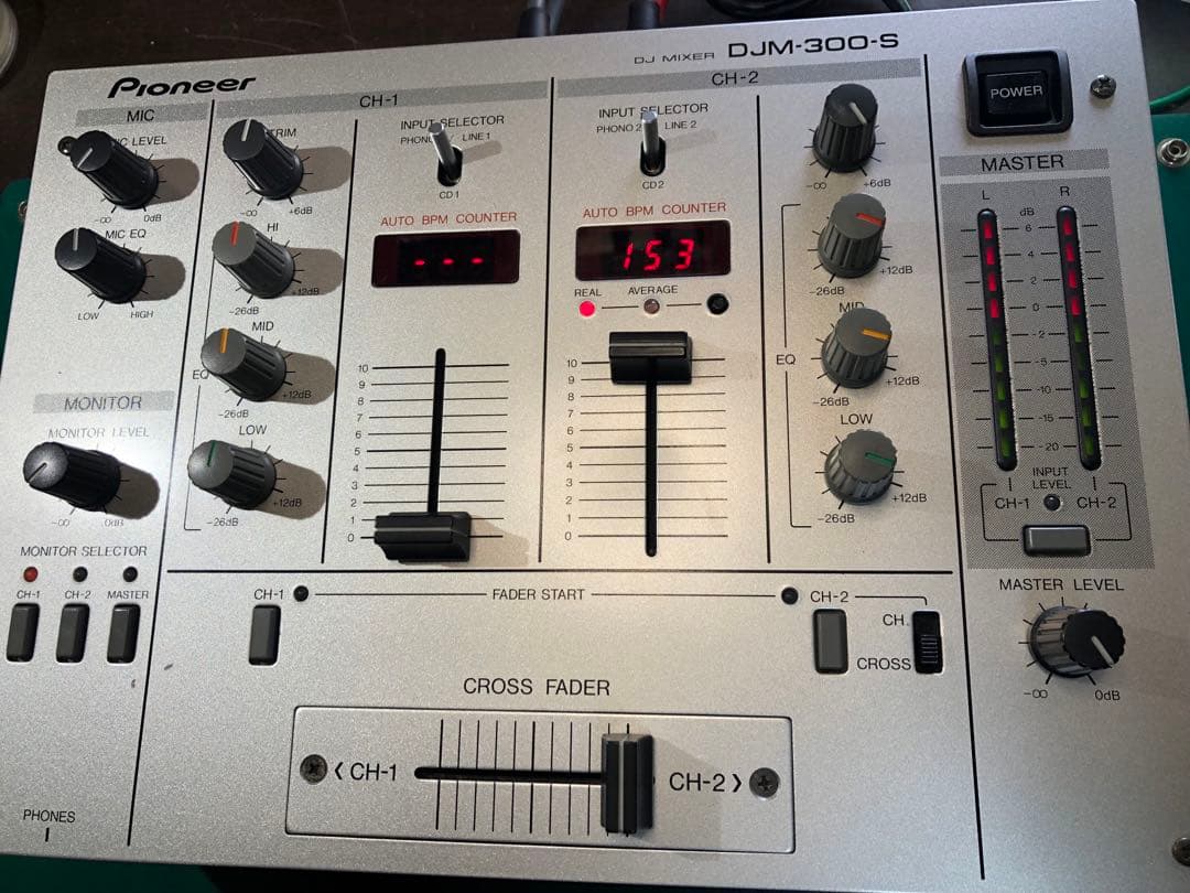 pioneer dj パイオニア　DJM-300 銀　フェーダーメンテナンス