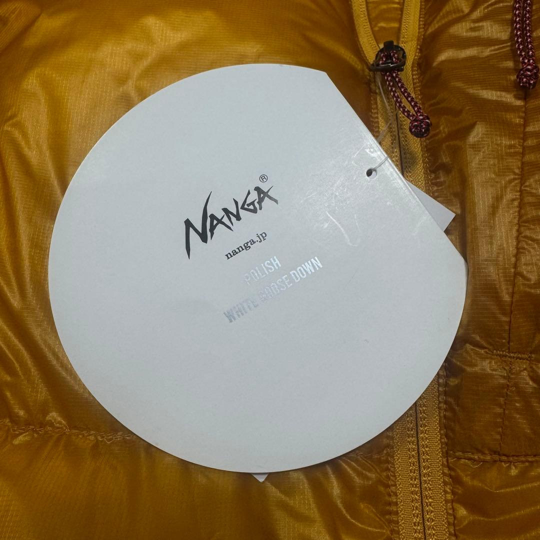 ナンガ M 新品 マウンテンロッジ ダウン ジャケット パッカブル イエロー