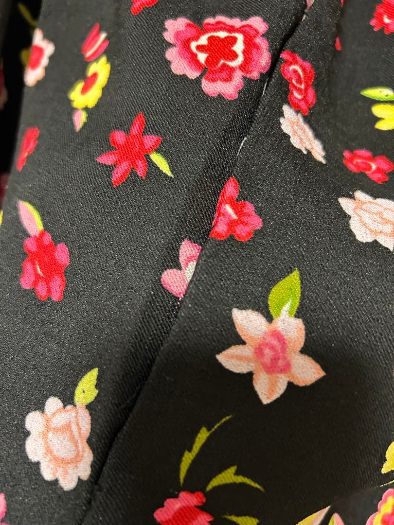 3/14まで限定値下げ フラメンコドレス 花柄 黒