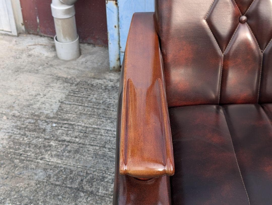 クラシック　ミッドセンチュリー　ヴィンテージ　レトロ　アームチェア　右　SZ