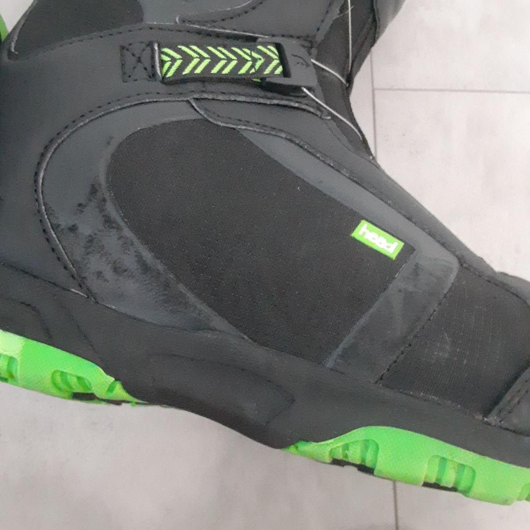 HEAD ヘッド STRIKE BOA スノーボード ブーツ 26cm ボア 黒