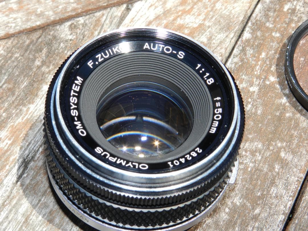 極美品　Olympus F.Zuiko AUTO-S 50mm f/1.8