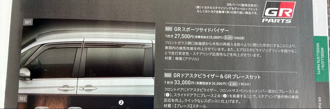 90系　ヴォクシー ノア　GR スポーツサイドバイザー　左右前　左後　合計3枚