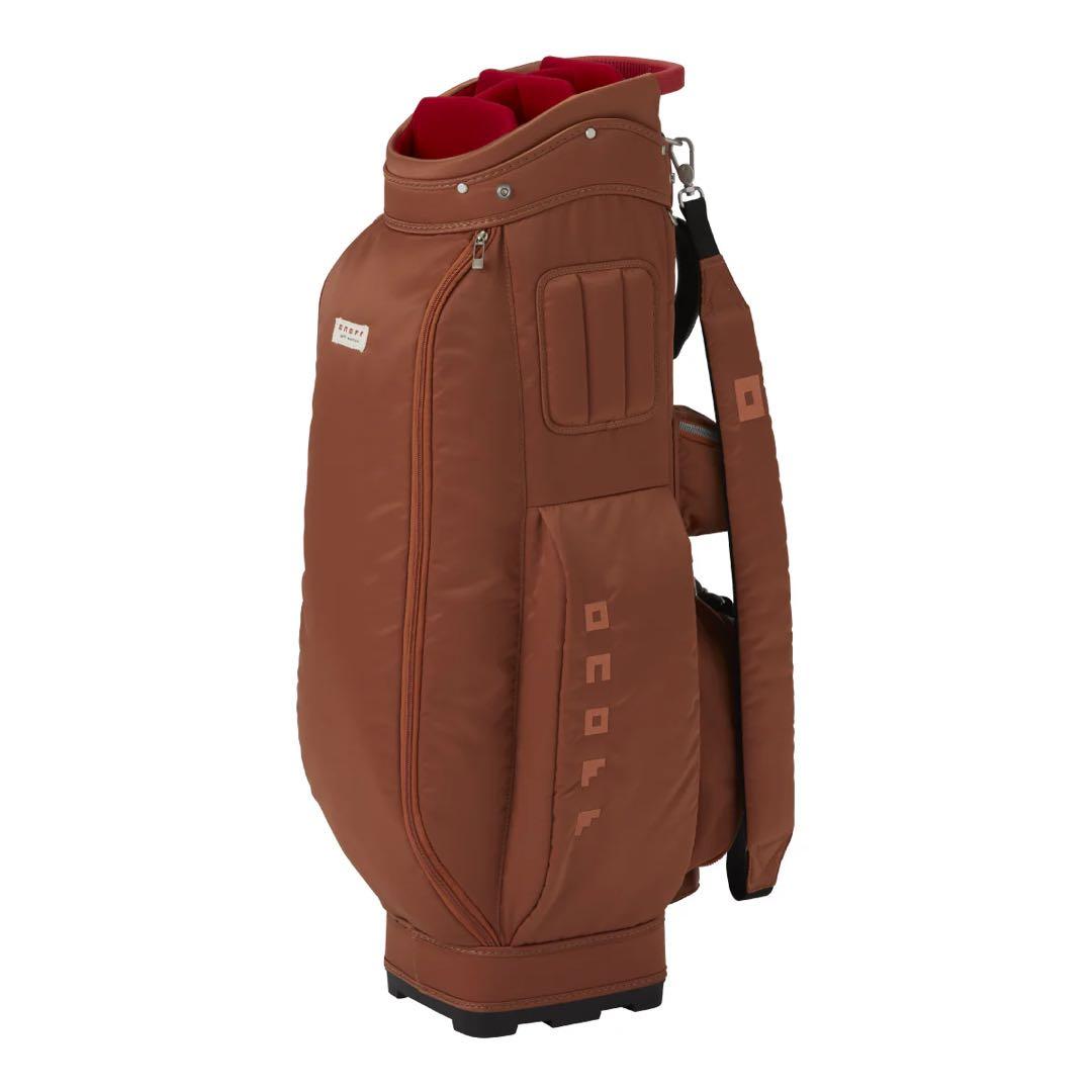 【新品】オノフ　キャディバッグ　テラコッタ　Caddie Bag OB0424