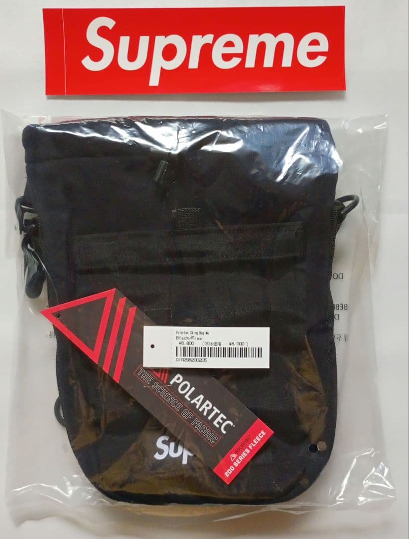 Supreme / Polartec Sling Bag (黒)