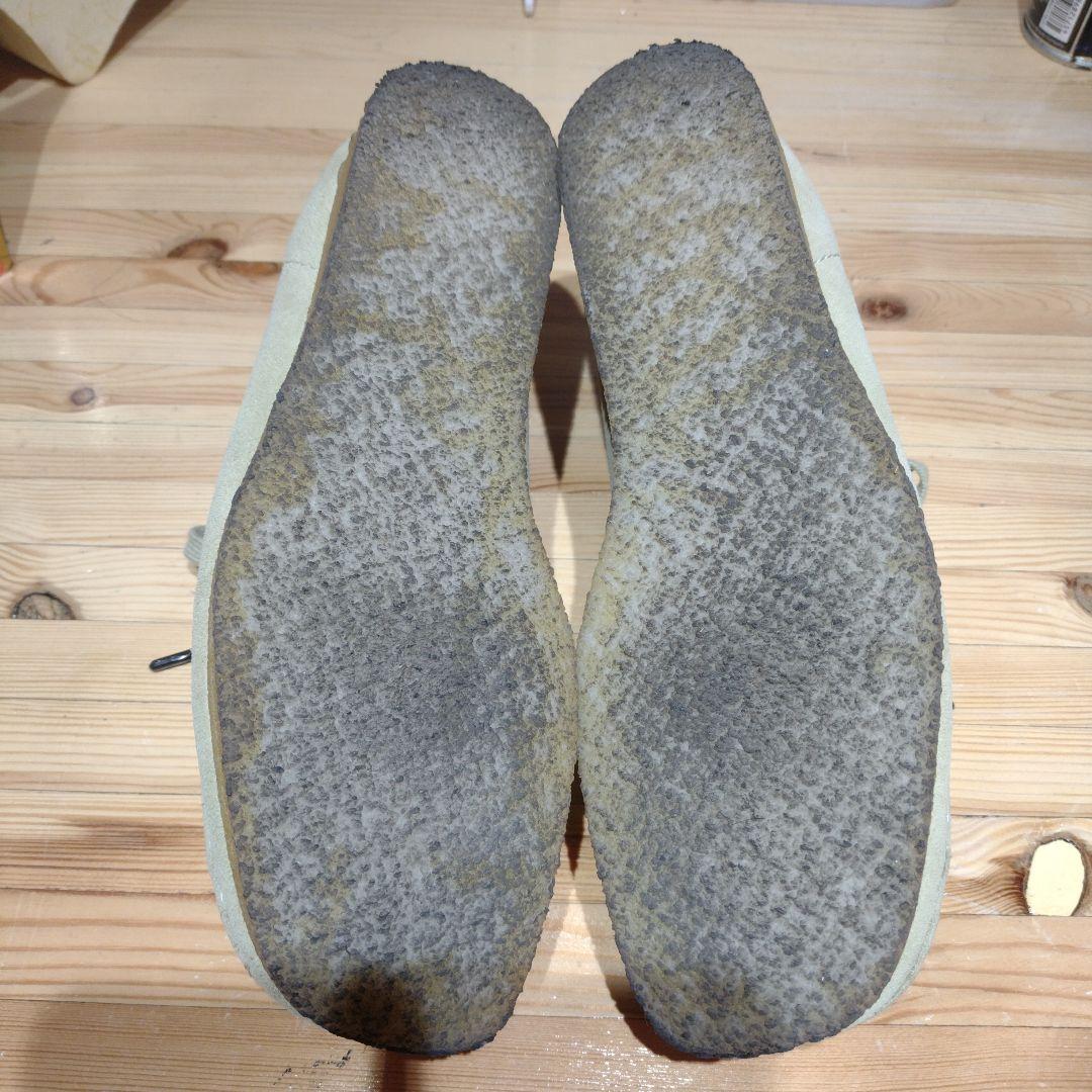 クラークスオリジナルス ワラビー スエード ベージュ 25.5センチ