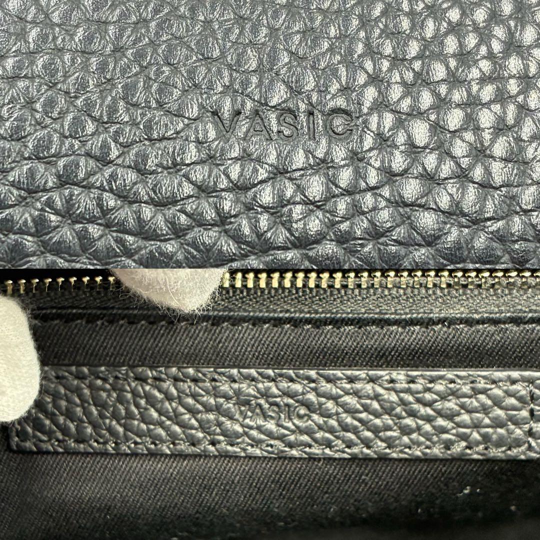 極美品 ヴァジック エバーミニ 2way ショルダーバッグ レザー ブラック