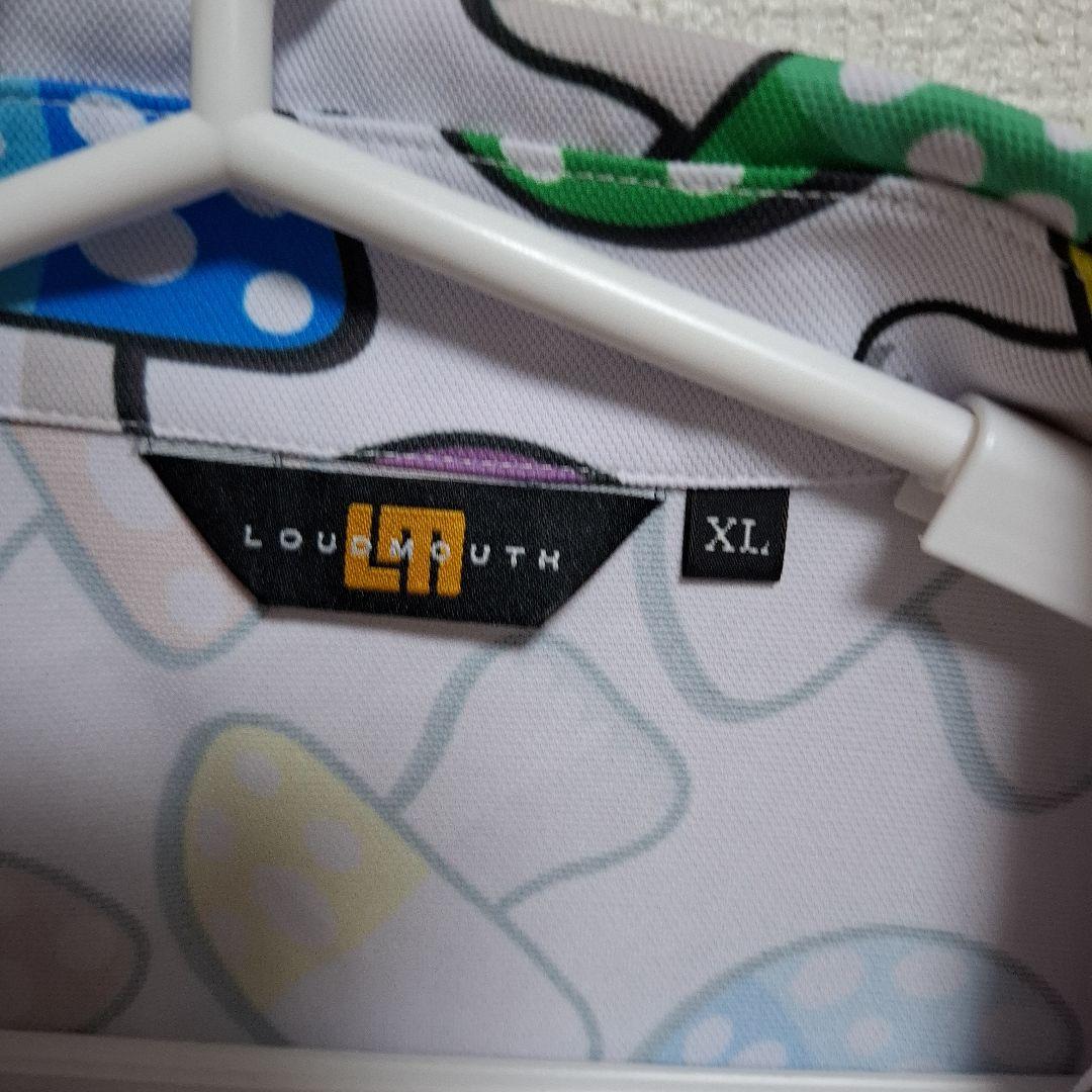 Loudmouth キノコ柄 ポロシャツ XL
