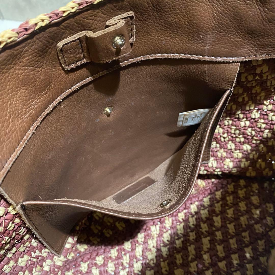 【極美品】HELEN KAMINSKI かごトートバッグ　A4