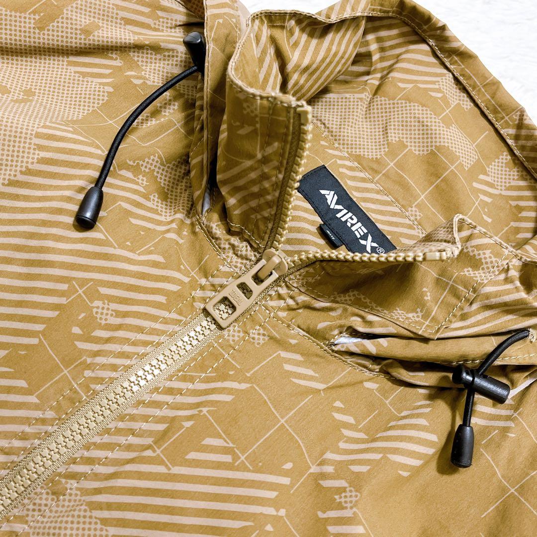 美品 アヴィレックス ミリタリー 半袖 ナイロンジャケット 2XL