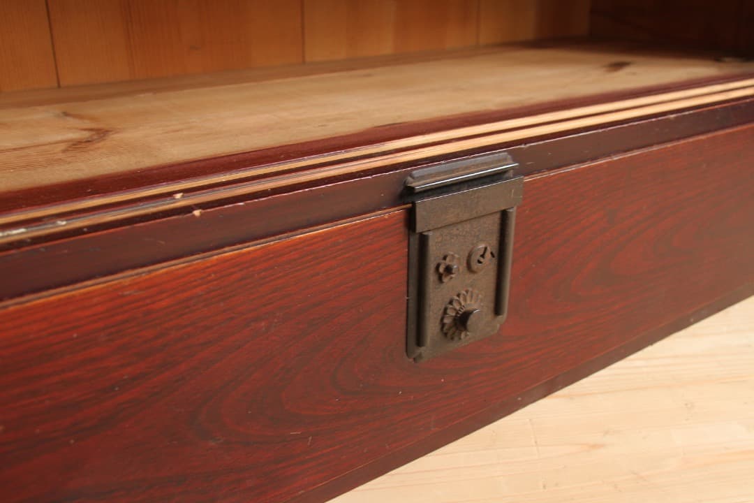 ローボード　2段　木製　収納棚　古道具　古家具　ビンテージ　アンティーク　レトロ