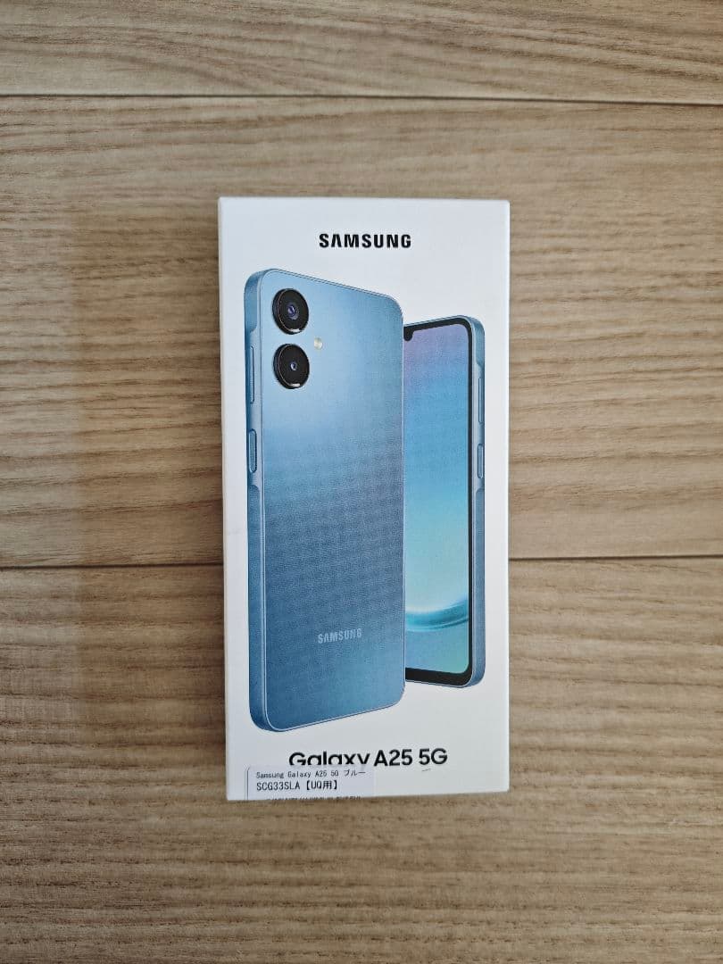 未使用美品【SAMSUNG Galaxy A25】5G Blue