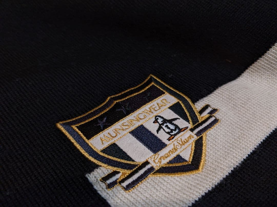 マンシングウェア　プルオーバー　ウール　ニット　ゴルフ　セーター　黒　トレーナー