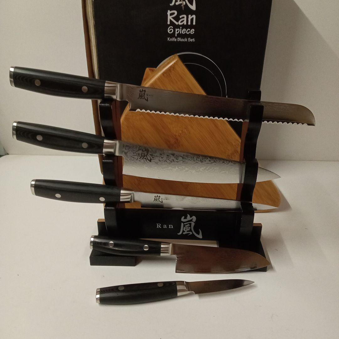 ヤクセル　嵐　6Pセット(knife＆block)