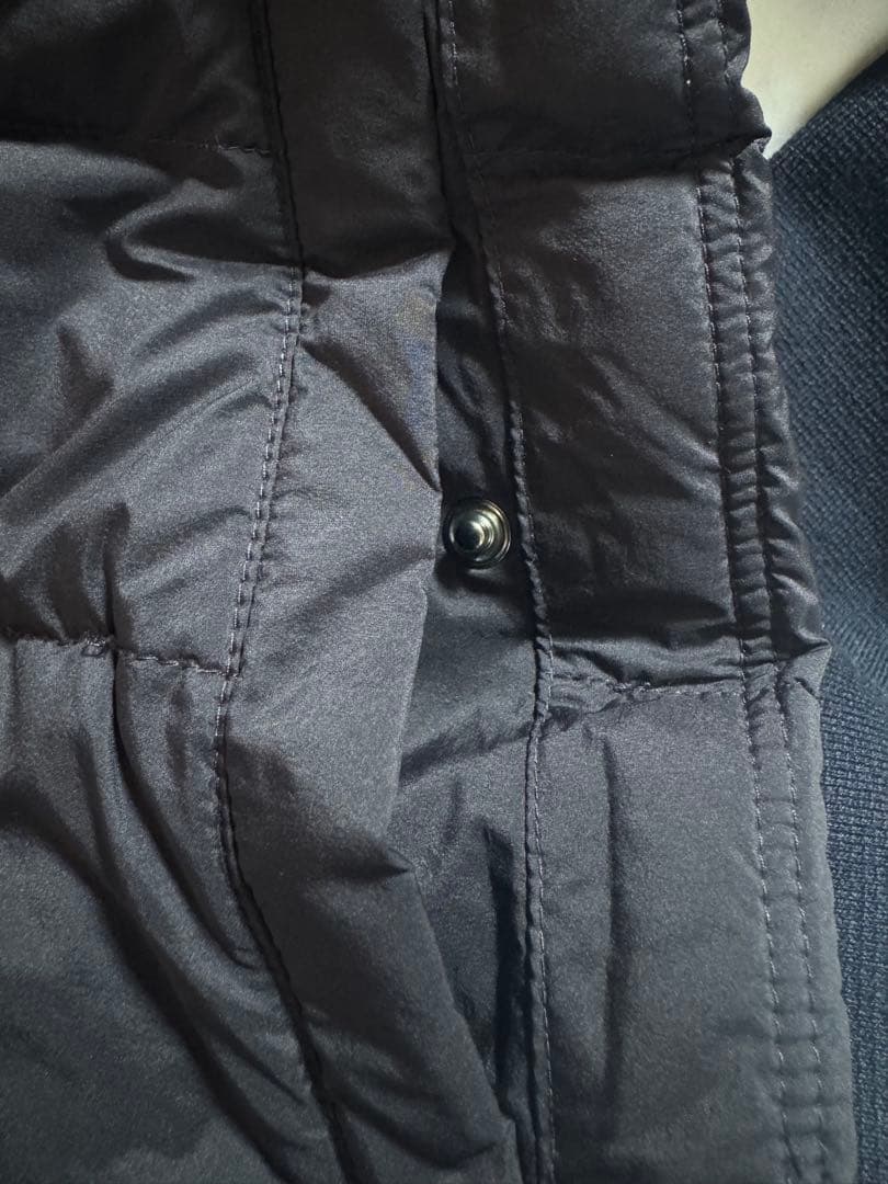 美品　HERNO ヘルノ　ネイビー フード　ダウンジャケット　48