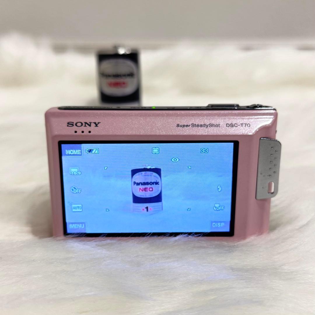 【美品】　SONY ソニー　サイバーショット DSC-T70 デジカメ　ピンク