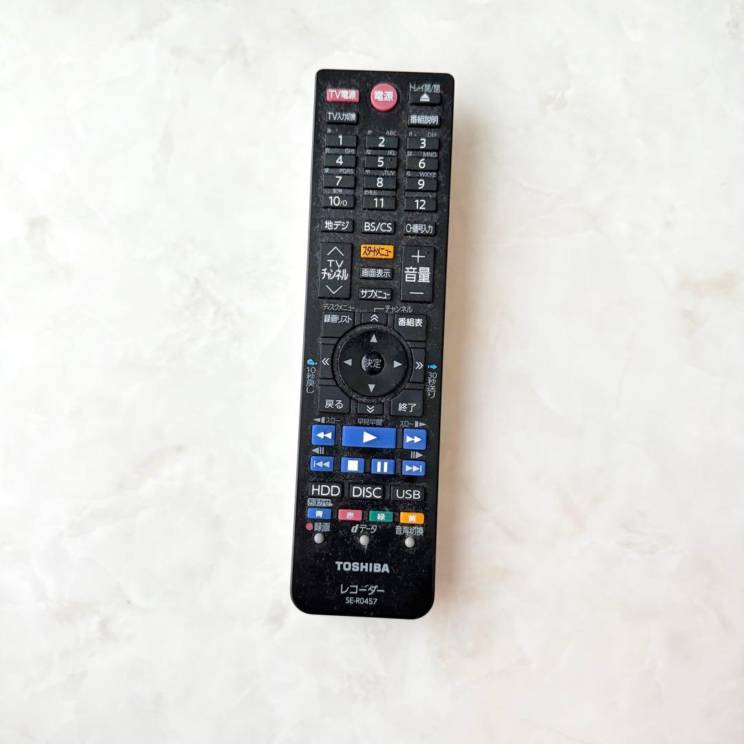 東芝 REGZA ブルーレイレコーダー DBR‑Z510／500GB／初期化済
