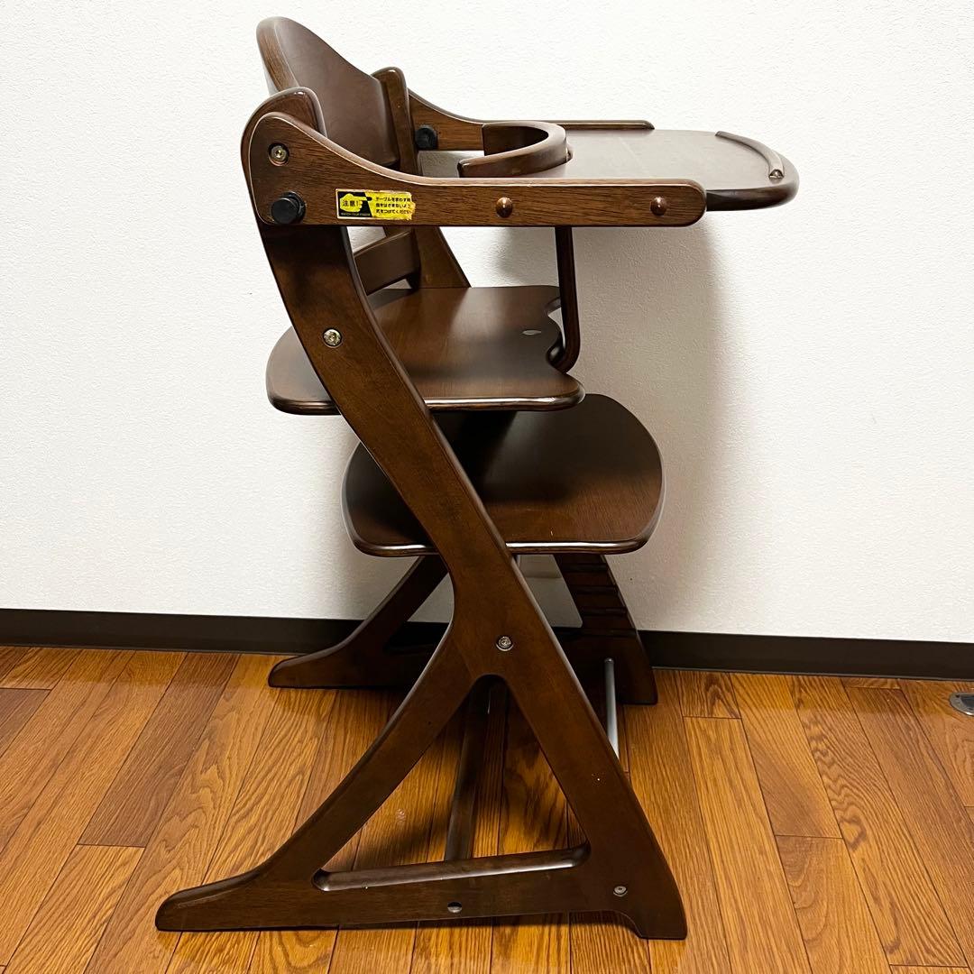 大和屋　すくすくチェアスリムプラス　テーブル＆ガード付　送料込み