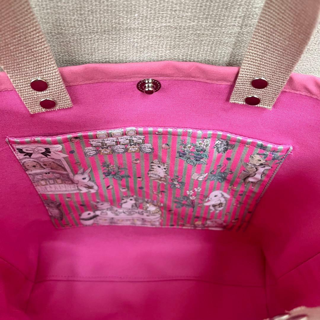 yukiemonハンドメイド　45㎝ファスナービッグトートバック　①