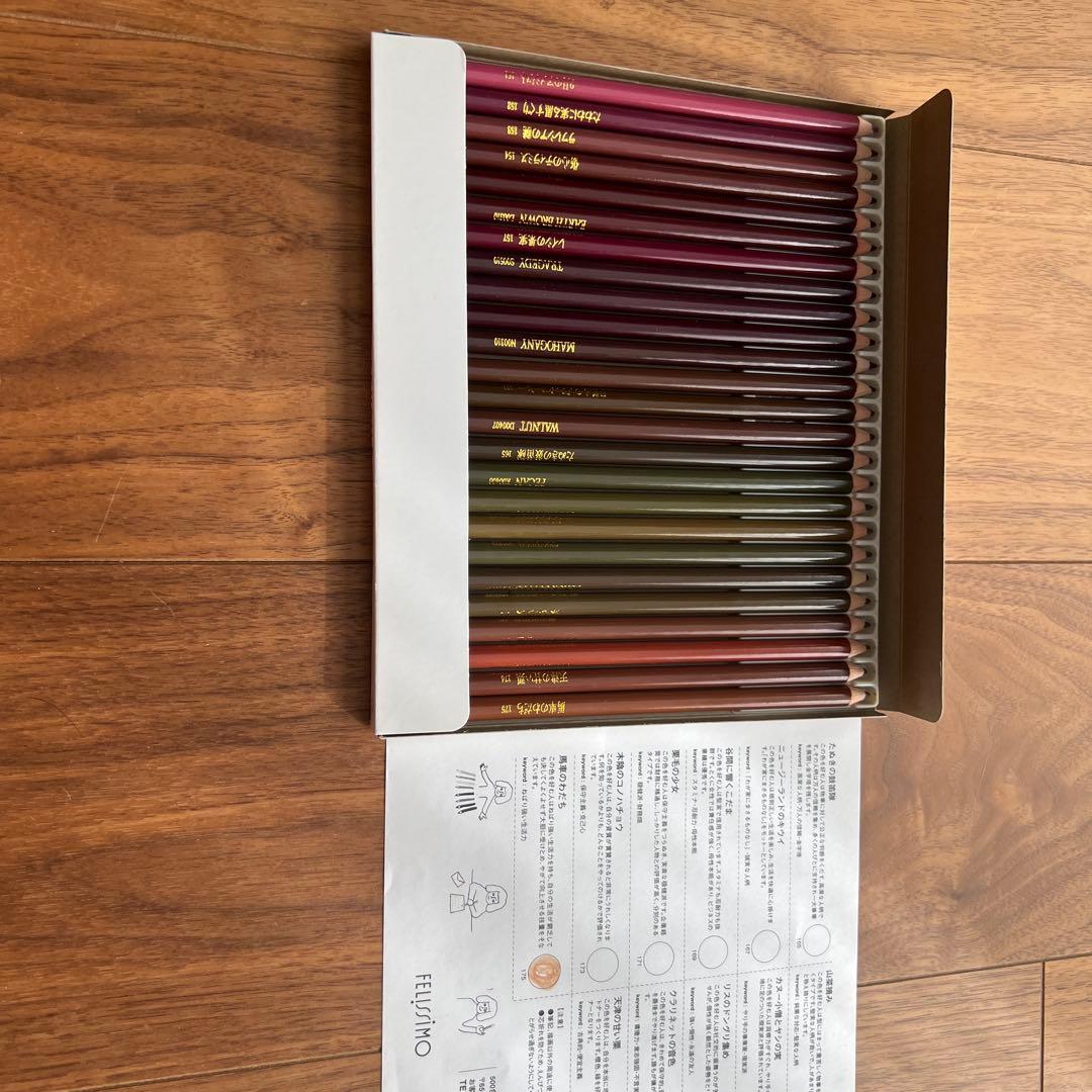 FELISSIMO 500色の色鉛筆セット