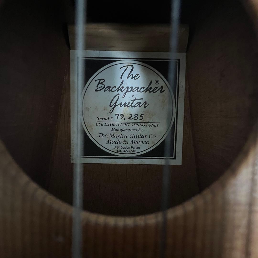 状態良好　マーチン　バックパッカーギター　トラベルギター　ストラップ　ケース