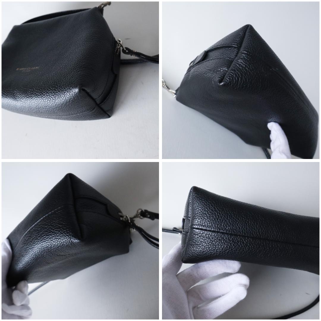 美品ジャンニキアリーニ アリファS 2wayショルダーバッグ ブラックイタリア製