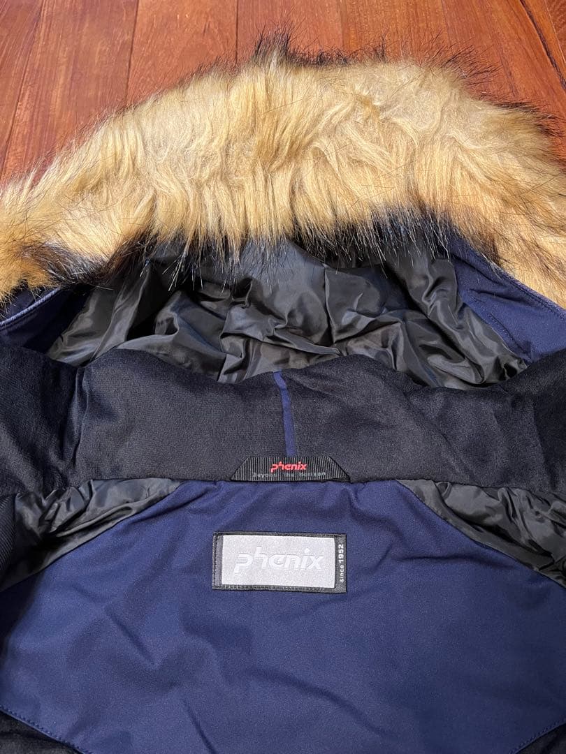 新品未使用 phenix 女性 フェニックス ウェアー上着 紺色 L